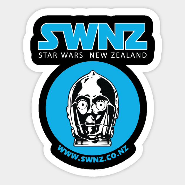 SWNZ 2016 Droid Sticker by SWNZ Favourites